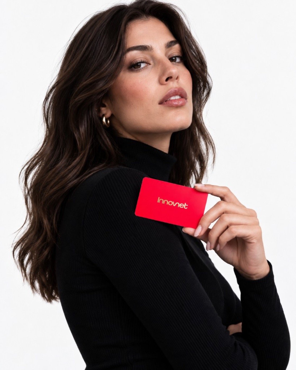 Red Innovnet metal card